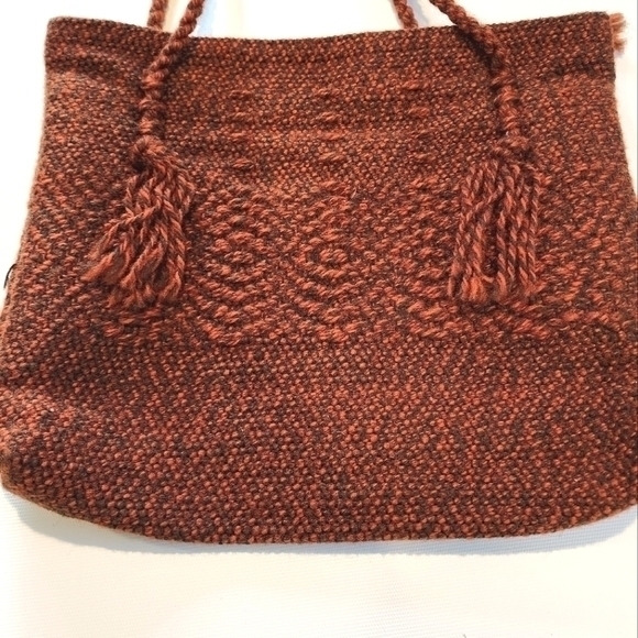 Vintage Bohemian Style‎ Brown Shoulder Length Pocketbook - Picture 2 of 9